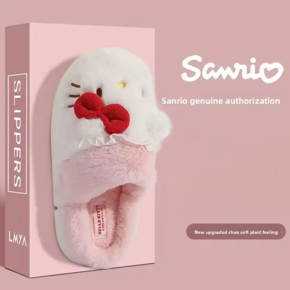 EXCLUSIVE NEW RELEASE- Hello Kitty Officially Licensed Slippers - US Size 8-9 - Picture 2 of 9